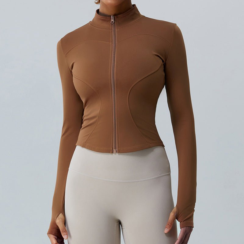 Women's New Fleece-lined Yoga Top