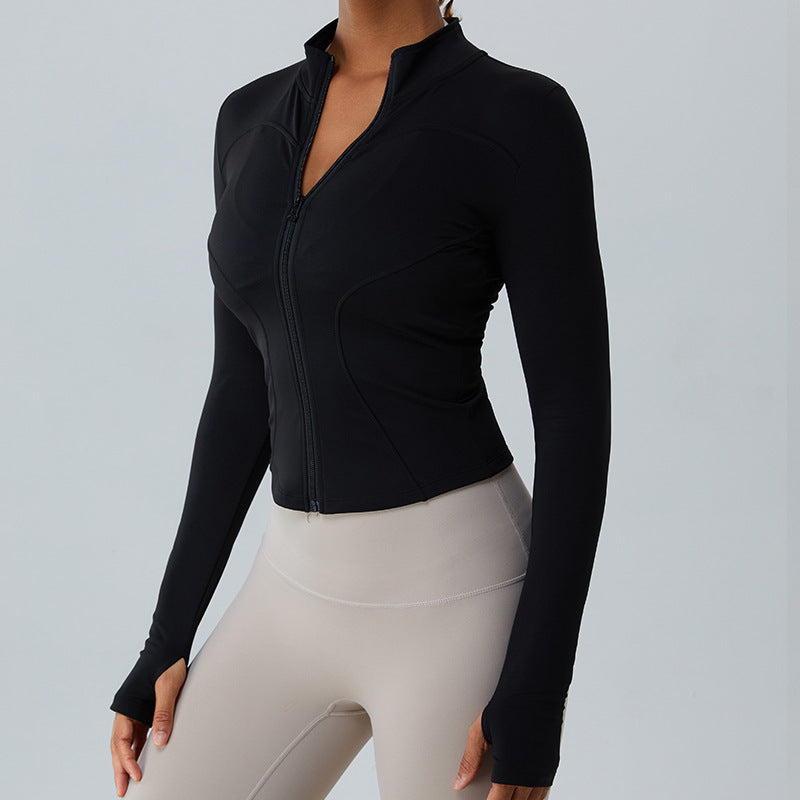 Women's New Fleece-lined Yoga Top