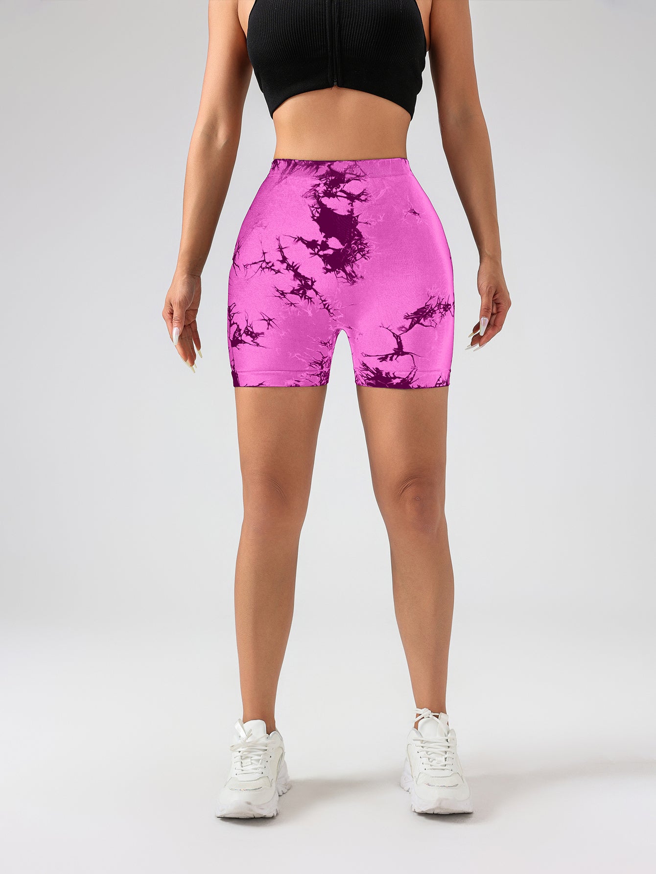 3 PACK Tie Dye Activewear Shorts