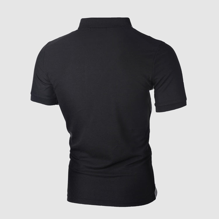 Men Casual Polo T-Shirt Cotton  Short Sleeve