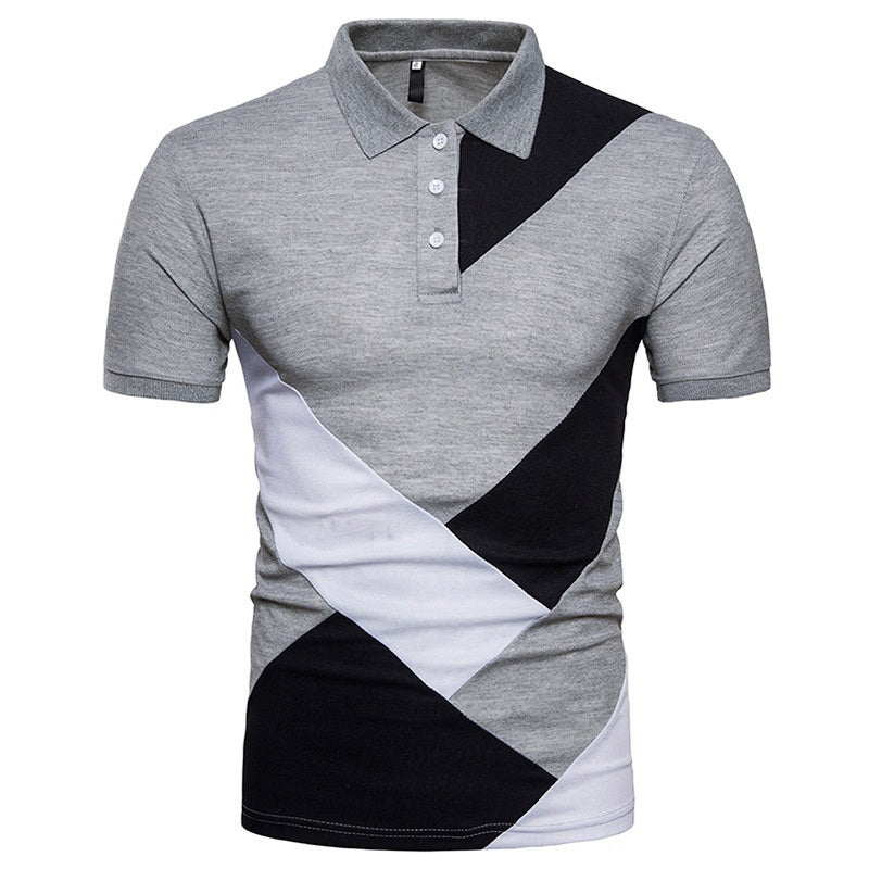 Men Casual Polo T-Shirt Cotton  Short Sleeve