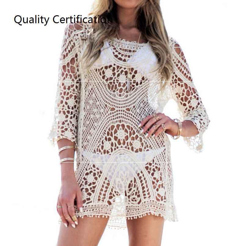 Tops Swimwear Summer Beach Dress White Beach Shirt 2 Styles