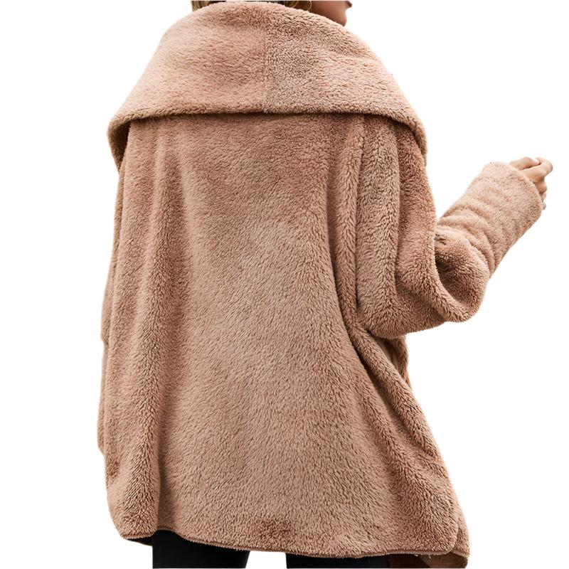 Long-sleeved Trendy Double-sided Plush Coat