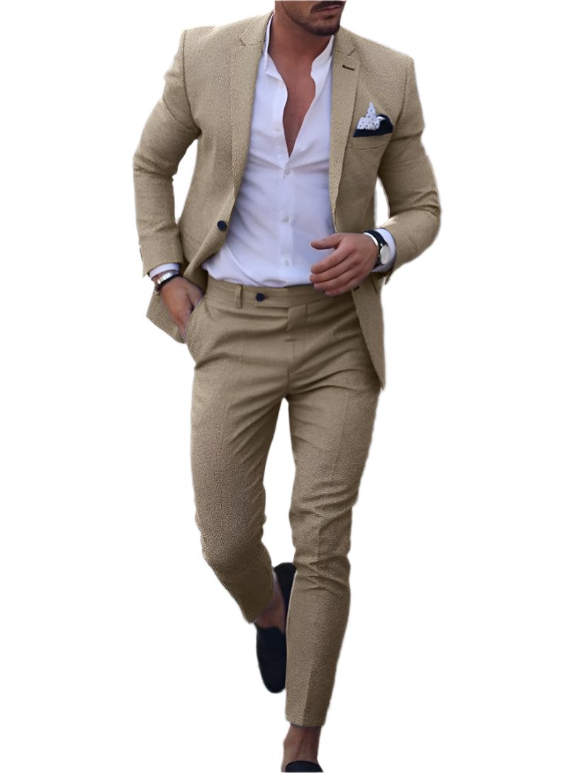 Men's Plus Size Two-piece Suit