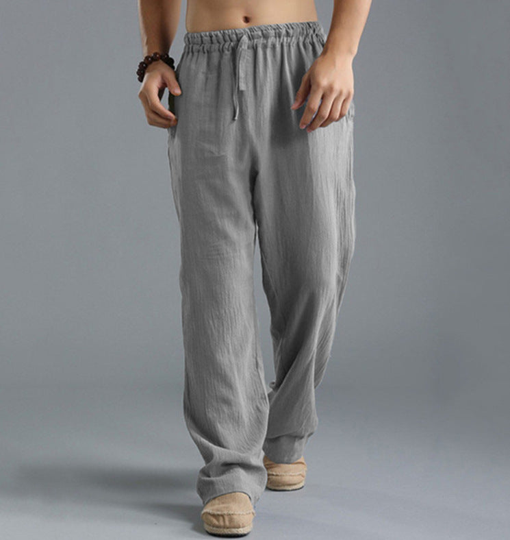 Casual Linen Breathable loose Trousers