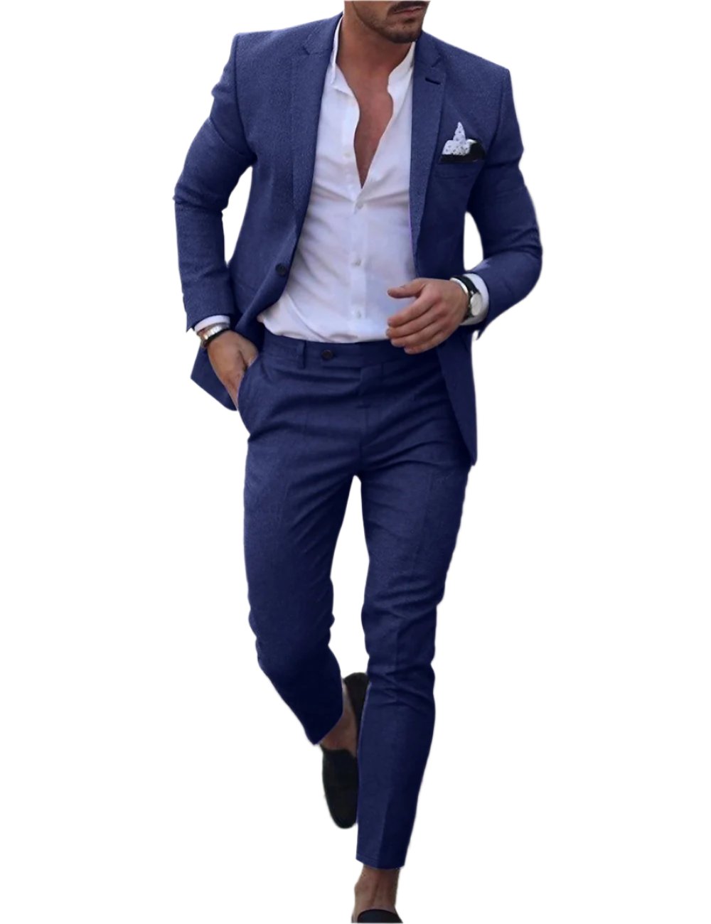 Men's Plus Size Two-piece Suit