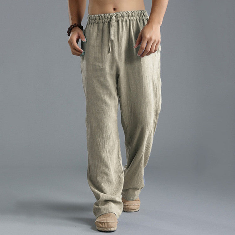 Casual Linen Breathable loose Trousers