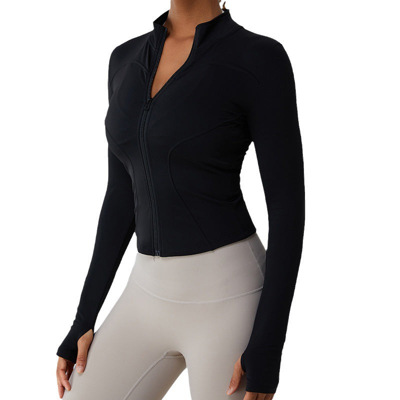 Women's New Fleece-lined Yoga Top