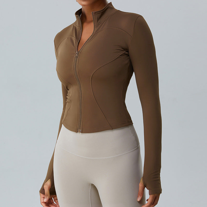 Women's New Fleece-lined Yoga Top