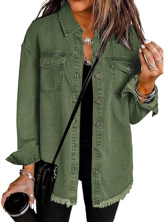 Fashion Denim Jacket Women's Button Shirt