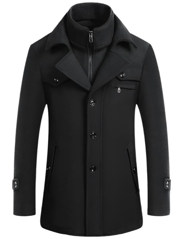 Wool jacket men's woolen coat