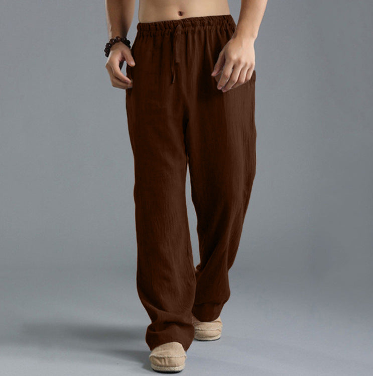 Casual Linen Breathable loose Trousers