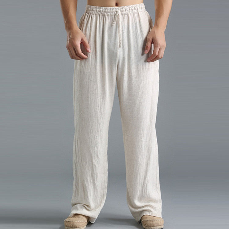 Casual Linen Breathable loose Trousers