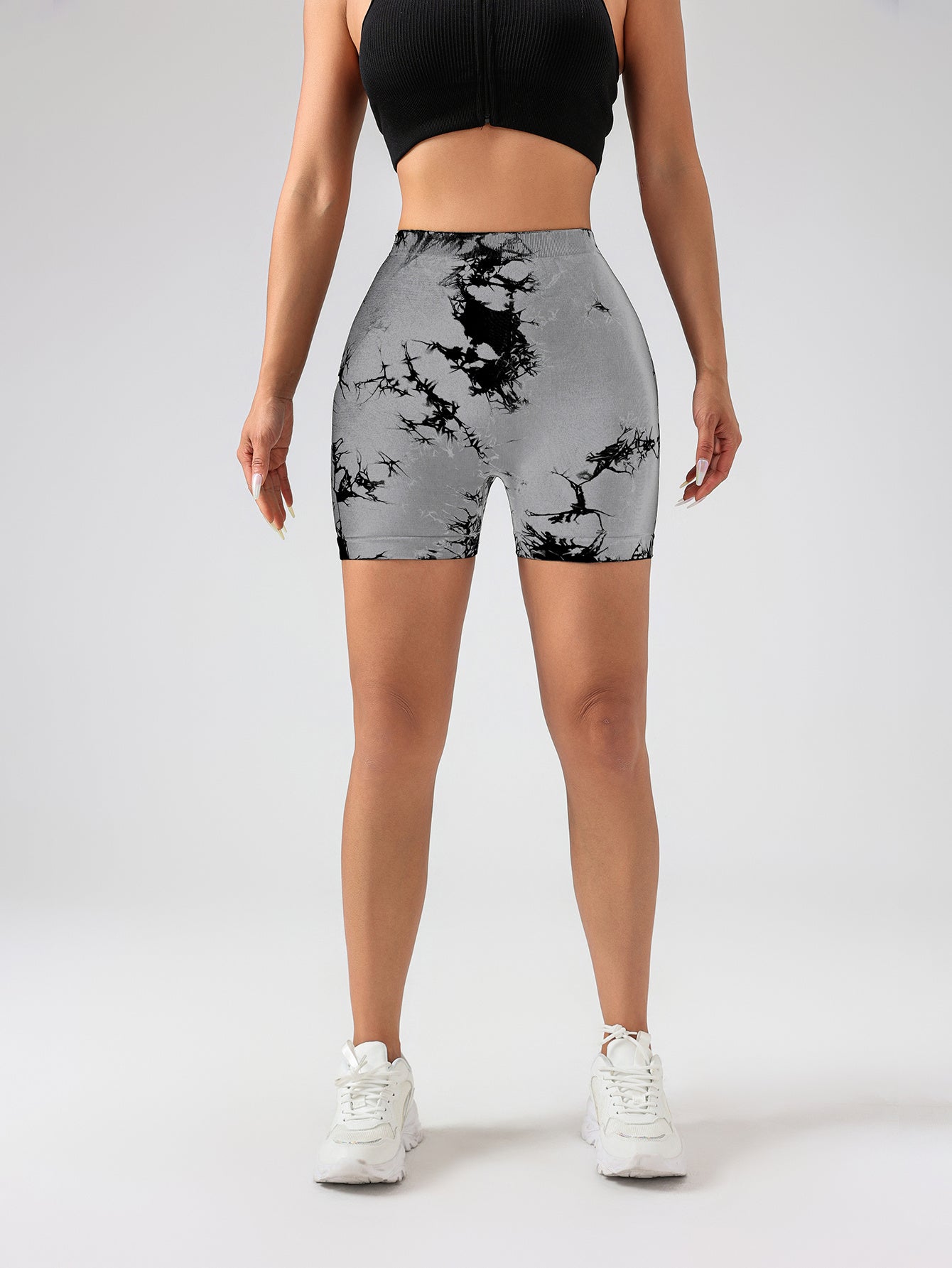 3 PACK Tie Dye Activewear Shorts