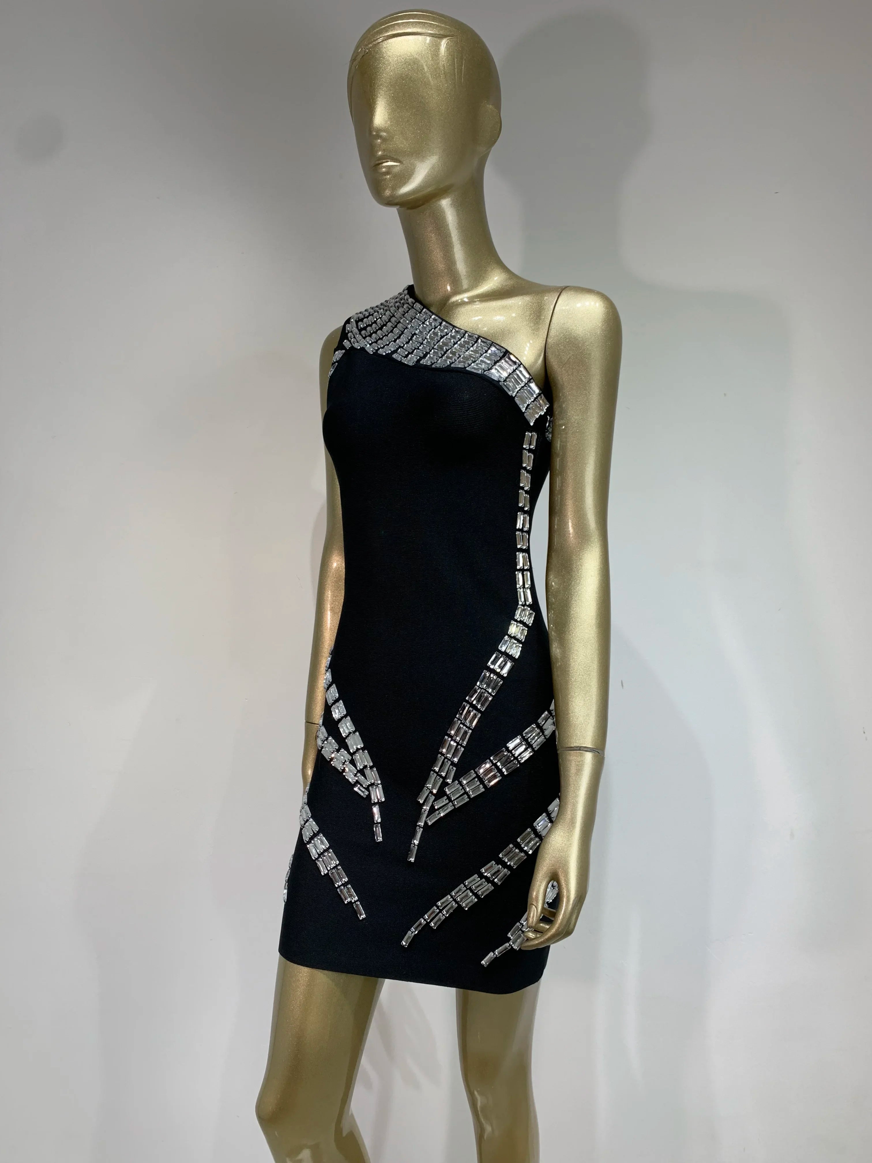 Crystal Diamond dazzling evening Dress