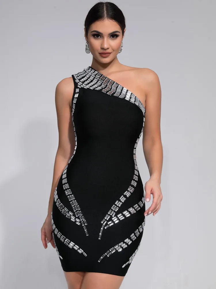 Crystal Diamond dazzling evening Dress