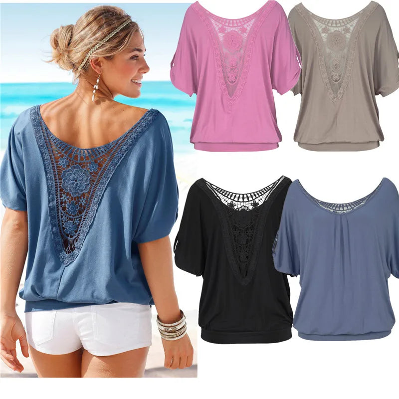 Casual O-Neck Woman Top