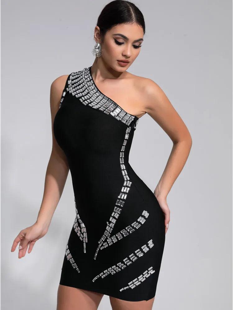 Crystal Diamond dazzling evening Dress