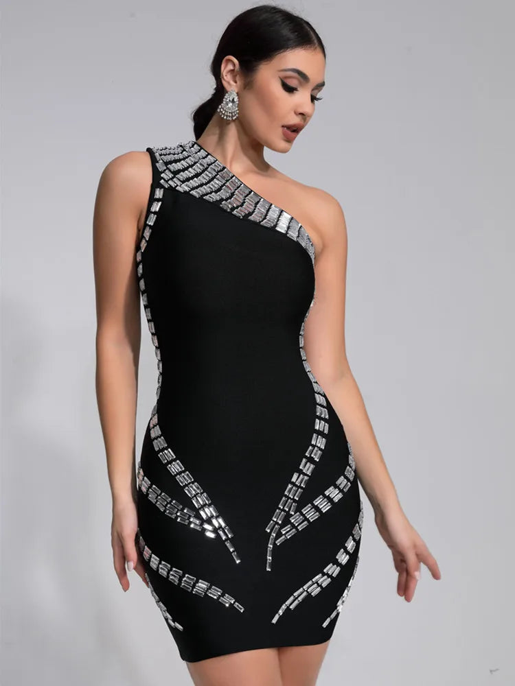 Crystal Diamond dazzling evening Dress