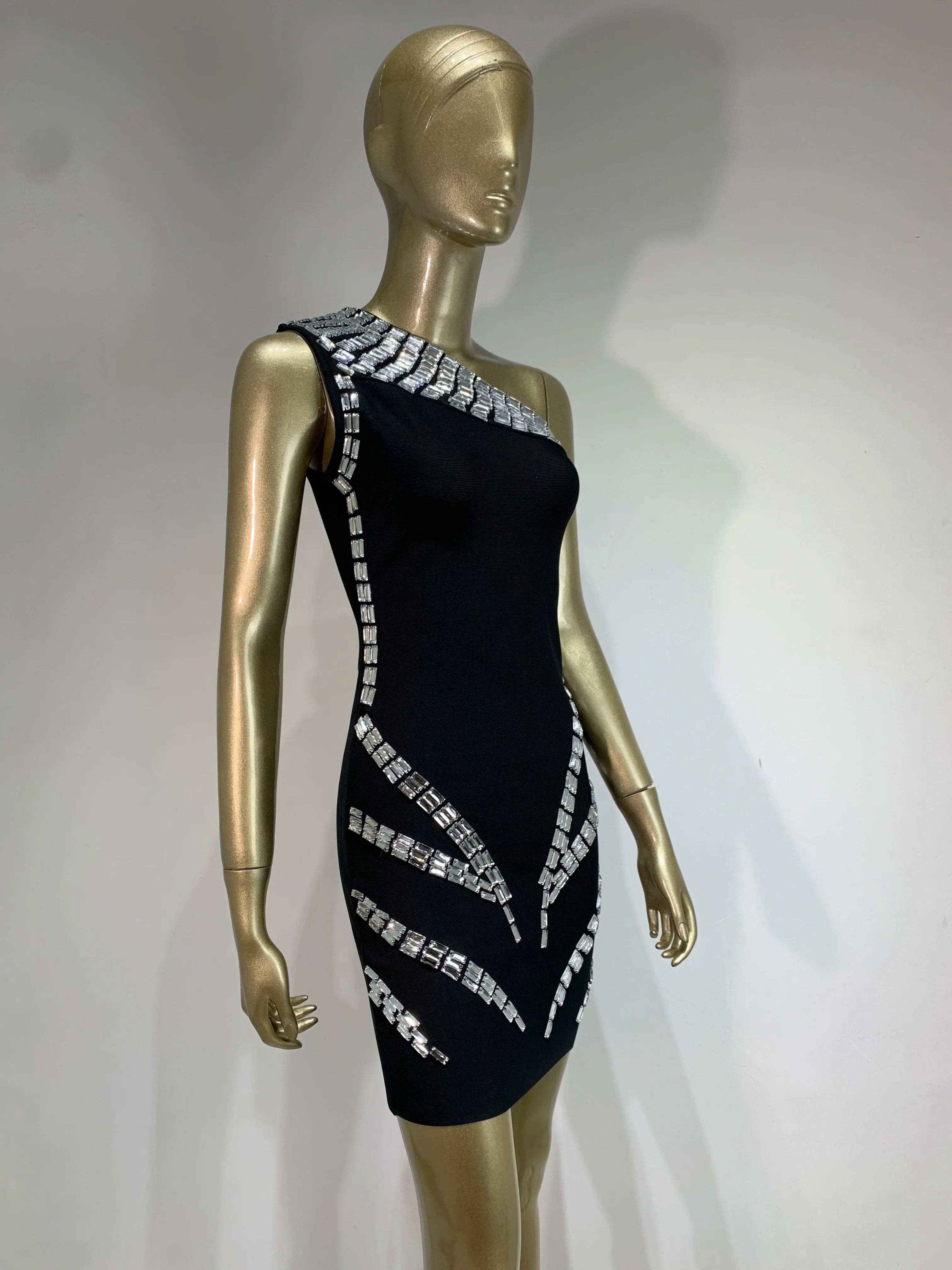 Crystal Diamond dazzling evening Dress