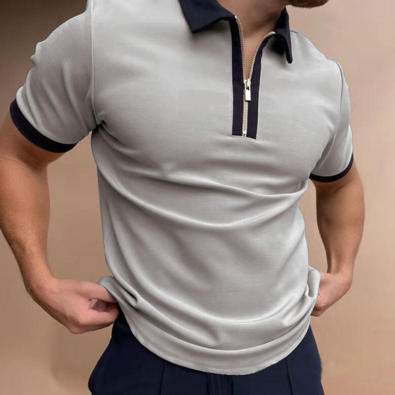 Men's Polo Shirt- Short-Sleeved