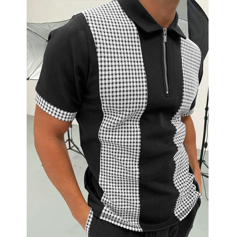 Men's Polo Shirt- Short-Sleeved