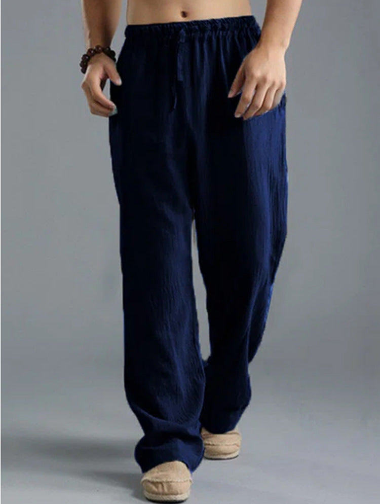 Casual Linen Breathable loose Trousers