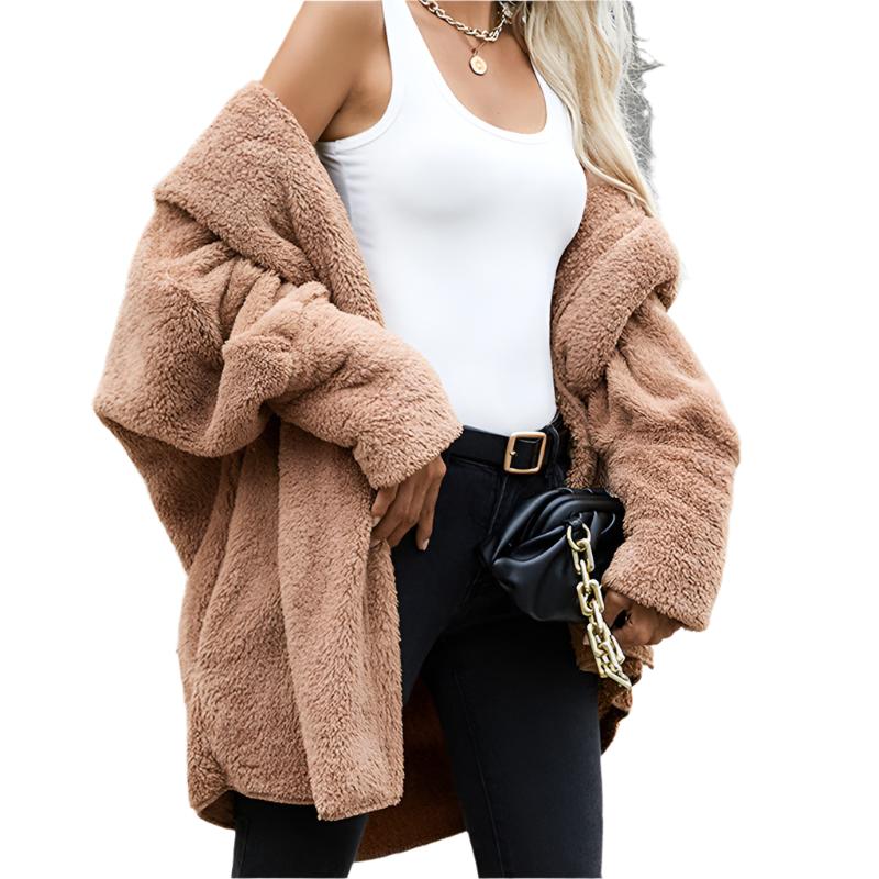 Long-sleeved Trendy Double-sided Plush Coat