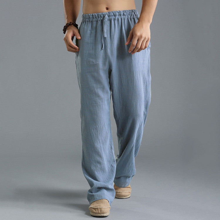 Casual Linen Breathable loose Trousers