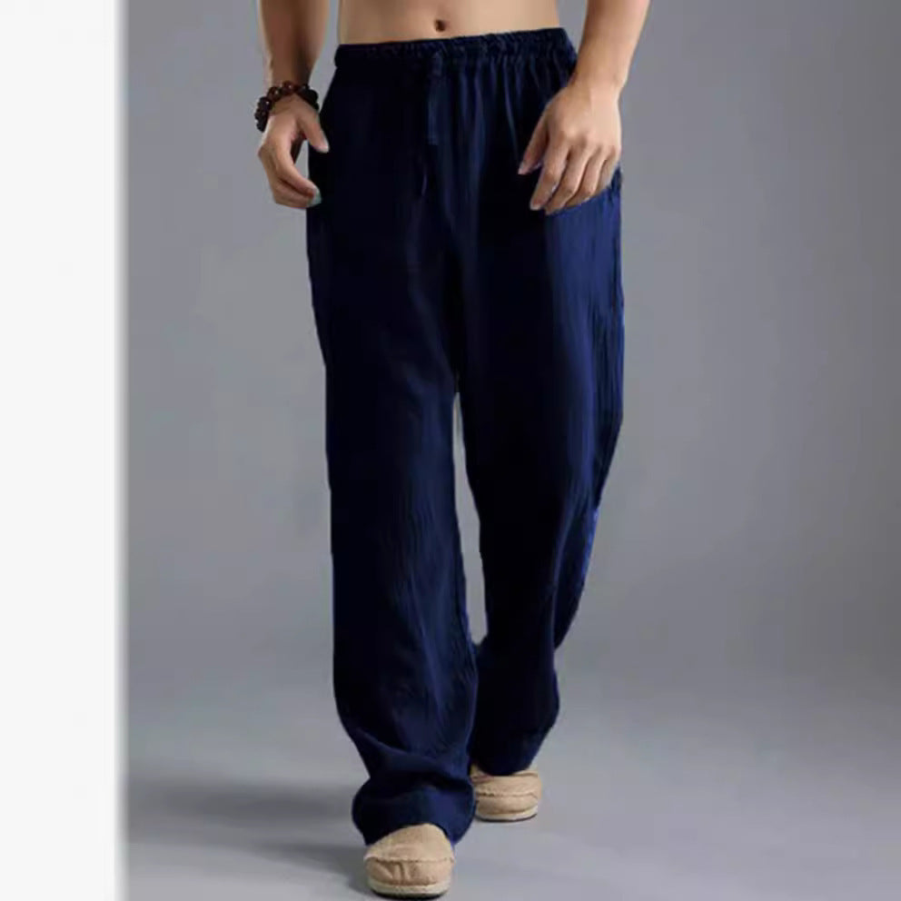 Casual Linen Breathable loose Trousers