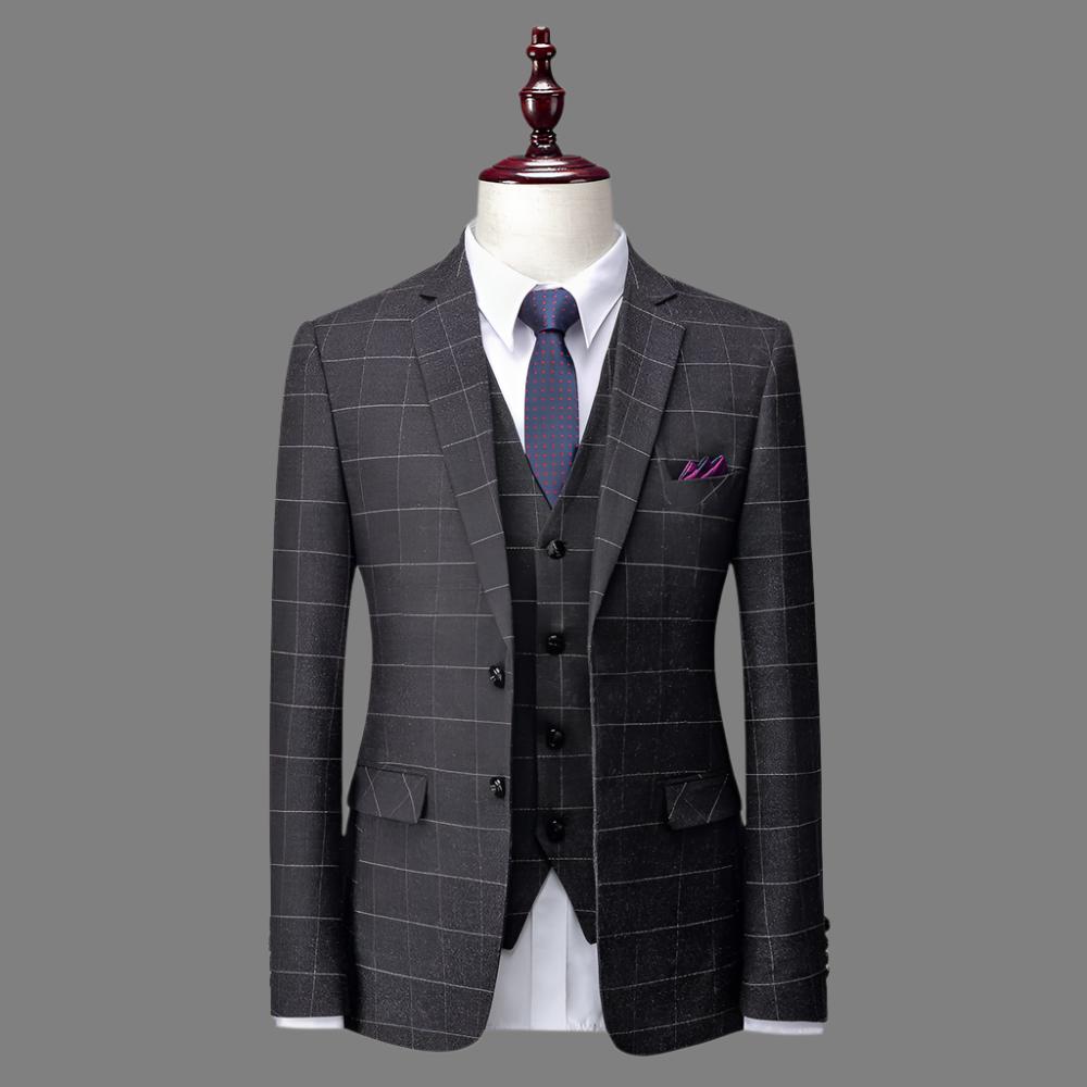 Men's Business Suits - Slim Wedding Groom Suit Men