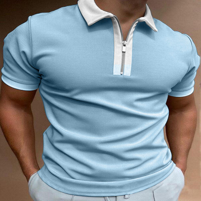 Men's Polo Shirt- Short-Sleeved