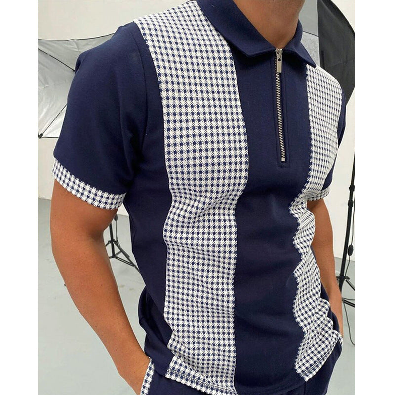 Men's Polo Shirt- Short-Sleeved