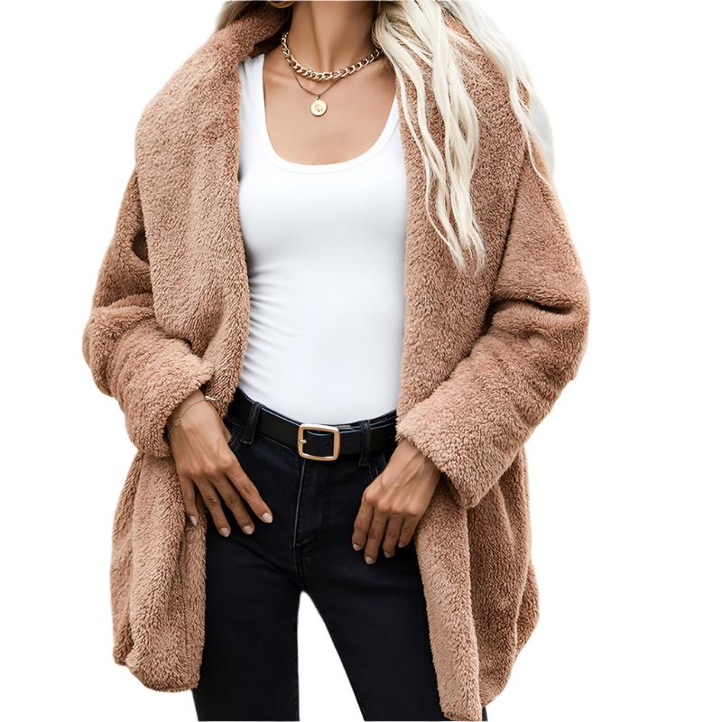 Long-sleeved Trendy Double-sided Plush Coat