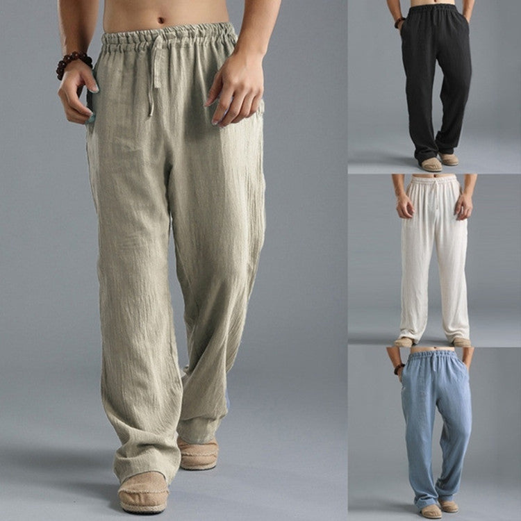 Casual Linen Breathable loose Trousers